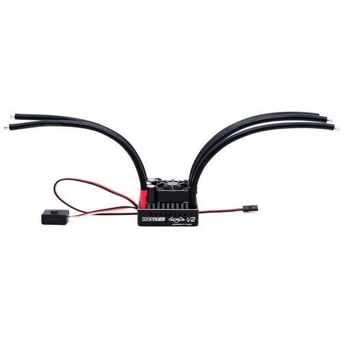 ROCKET-RC 220A Brushless ESC 2-4S 7.4V/6A BEC Heatsink for 1/8 RC Car Buggy - Picture 12 of 13