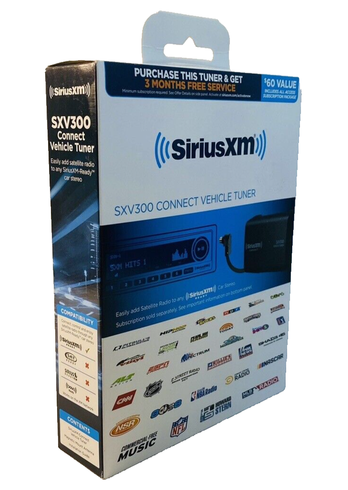 SiriusXM SXV300v1 Connect Vehicle Tuner Kit for Satellite Radio
