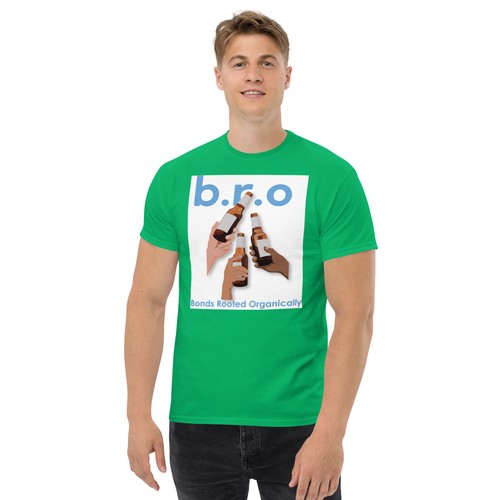 Kiklo Mens Bonds Rooted Organically Design Printed Tee T-Shirt - Picture 13 of 19