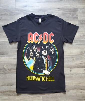 NEW ACDC HIGHWAY TO HELL T SHIRT