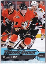16-17 Upper Deck Ondrej Kase Young guns Rookie Ducks Hurricanes
