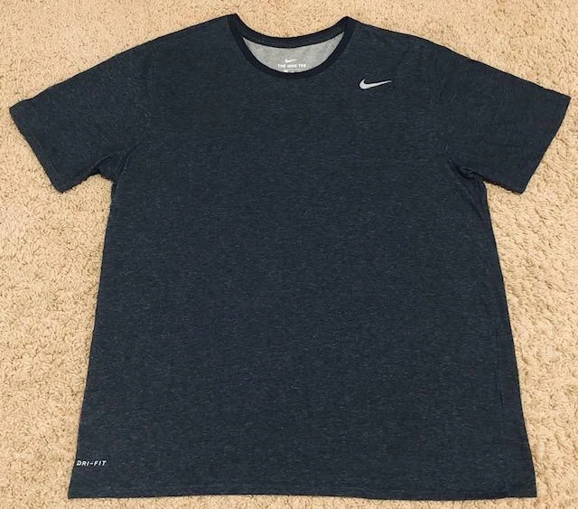 dri fit dark blue and black