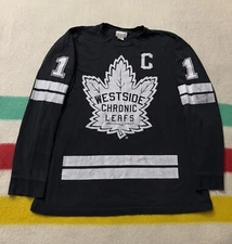 Westside Chronic Maple Leafs Weed Hockey Long Sleeve Shirt XL YG  PhreshCru LA