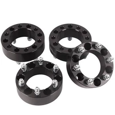 4PCS 2'' 6 Lug 6x5.5 Wheel Spacers Adapter 14x1.5 Studs For GMC Chevy Silverado