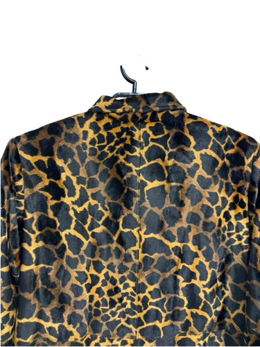 Karen Kane Lifestyle women's animal print blazer button up pockets front size XL - Picture 4 of 14