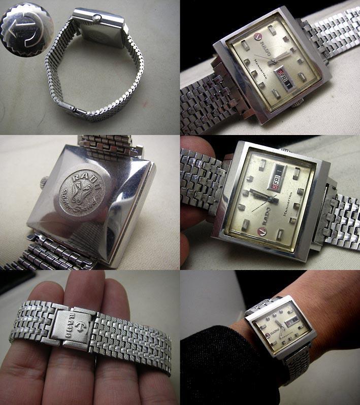 Rado Manhattan 1970s Automatic Vintage Watch Unique Swiss
