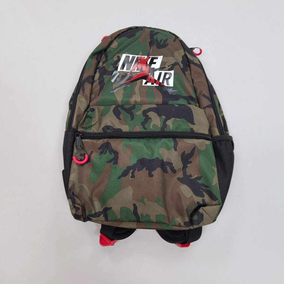 Nike Backpack Adult Large Green Camo Air Jordan Basketball School