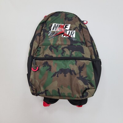 green camo nike backpack Nike Backpack Size Large Green Camo Air Jordan Basketball School Bag  Outdoors