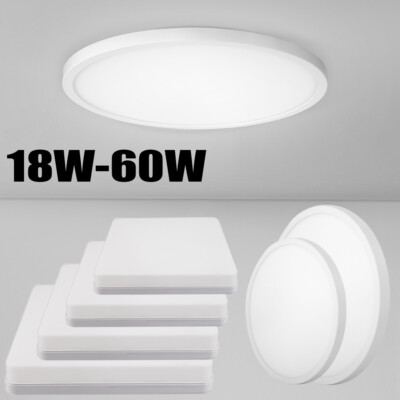 LED Deckenleuchte Ultraflach Deckenlampe Schlafzimmer Flurleuchte Badezimmer DE