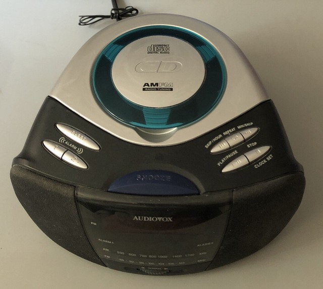 2005 Audiovox CD Alarm Clock Radio Model CD1180 for sale online eBay