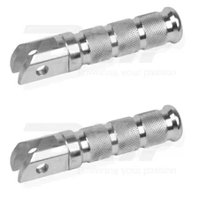 SILVER HONDA Motorcycle Rear Footrest Except Models in Description