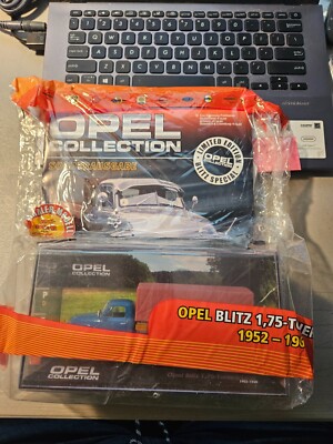 EAGLEMOSS OPEL COLLECTION OPEL BLITZ 1,75-TONNER-LKW BLUE NEW IN PACKAGE