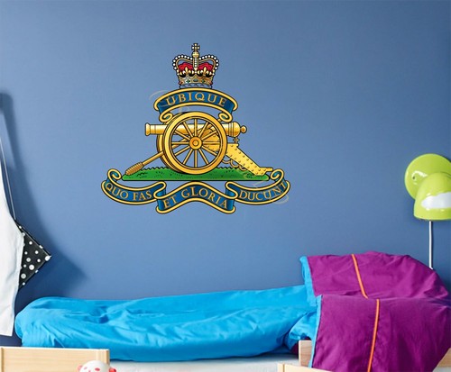 Royal Artillery Badge decal Canon Colour logo Wrap Fridge Freezer Sticker - Picture 3 of 14