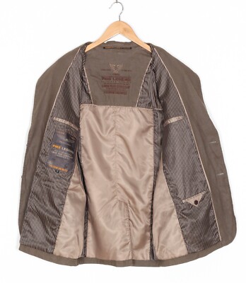 Veste Blazer En Lin Pour Homme PME LEGEND - Taille M, Marron, état Très Bon