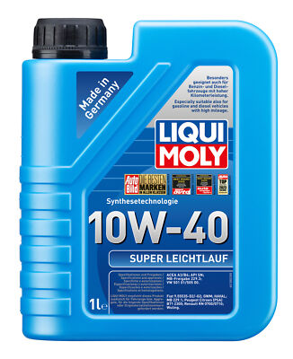 LIQUI MOLY 1300 LIQUI MOLY LM Super Leichtlauf 10 W-40 1300 Kanister Kunststoff