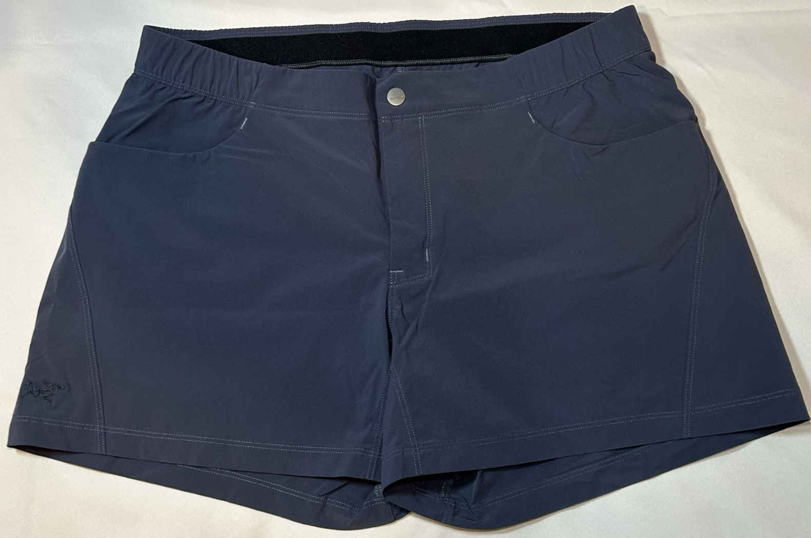 Arc'teryx Pantaloncini Alroy Escursionismo Outdoor Sportivi Blu Nylon Elasticizzato Donna 12