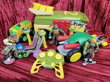 TMNT Teenage Mutant Ninja Turtles Action Figure Mixed Lot w/ Vehicles TOY TOYS