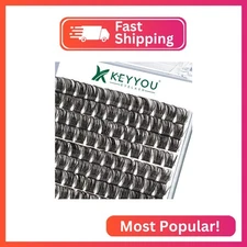 Lash Clusters,96 Pcs Cluster Lashes D Curl 16mm DIY Lash Extensions Eyelash Clus