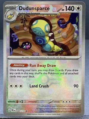 DUNDUNSPARCE 080/131 POKE BALL PATTERN PRISMATIC EVOLUTIONS POKEMON NEAR MINT NM