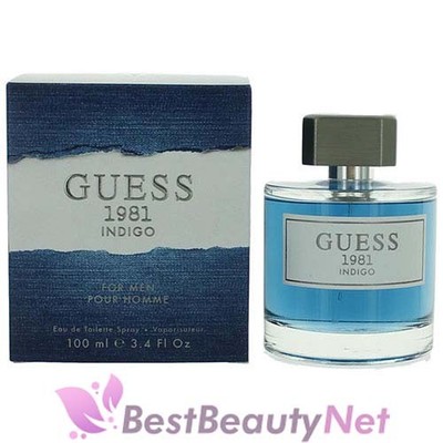 1981 Indigo by Guess for Men 3.4oz Eau De Toilette Spray