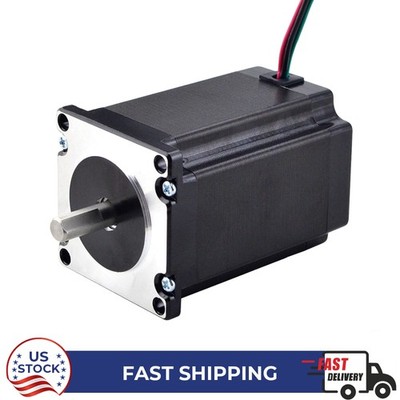 STEPPERONLINE Nema23 Stepper Motor 340oz.in 4A 8mm Shaft 57x82mm CNC Mill Router