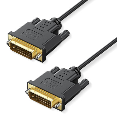 DVI-D 24+1 Dual Link Male to Male Cable, 5M 2560X1600/1080P High Speed Gaming M