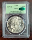 1879-S CAC PCGS MS63 OGH MORGAN SILVER DOLLAR OLD GREEN HOLDER CAC