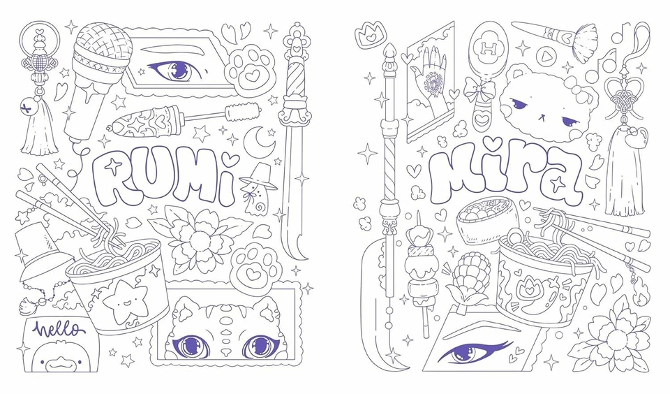 The Unofficial K-Pop Demon Hunters Activity Book By Lila Violet Free Shipping UK - Image 3 of 4