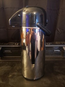 Zojirushu Air Pot 2.2 Liter Glass Lined Stainless Steel Brew Pot AAPE-22S USED