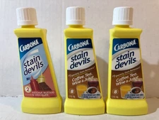 Carbona Stain Devils 17oz Ketchup, Coffee, Tea, Wine & Juice Removers - Lot of 3