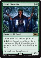 x1 Elvish Clancaller R MTG Core Set 2019 M/NM, English