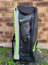 Rare-Nike Court Tech 1 Tennis Racquet Bag, Volt Green & Silver, Tour, Cool Lined