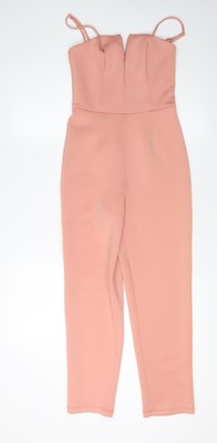 Asos Jumpsuit Damen rosa, Größe 4, ärmellos Freizeit