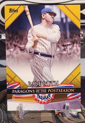 2022 Topps Update Babe Ruth Paragons Of The Postseason #PP-13 Gold 39/75