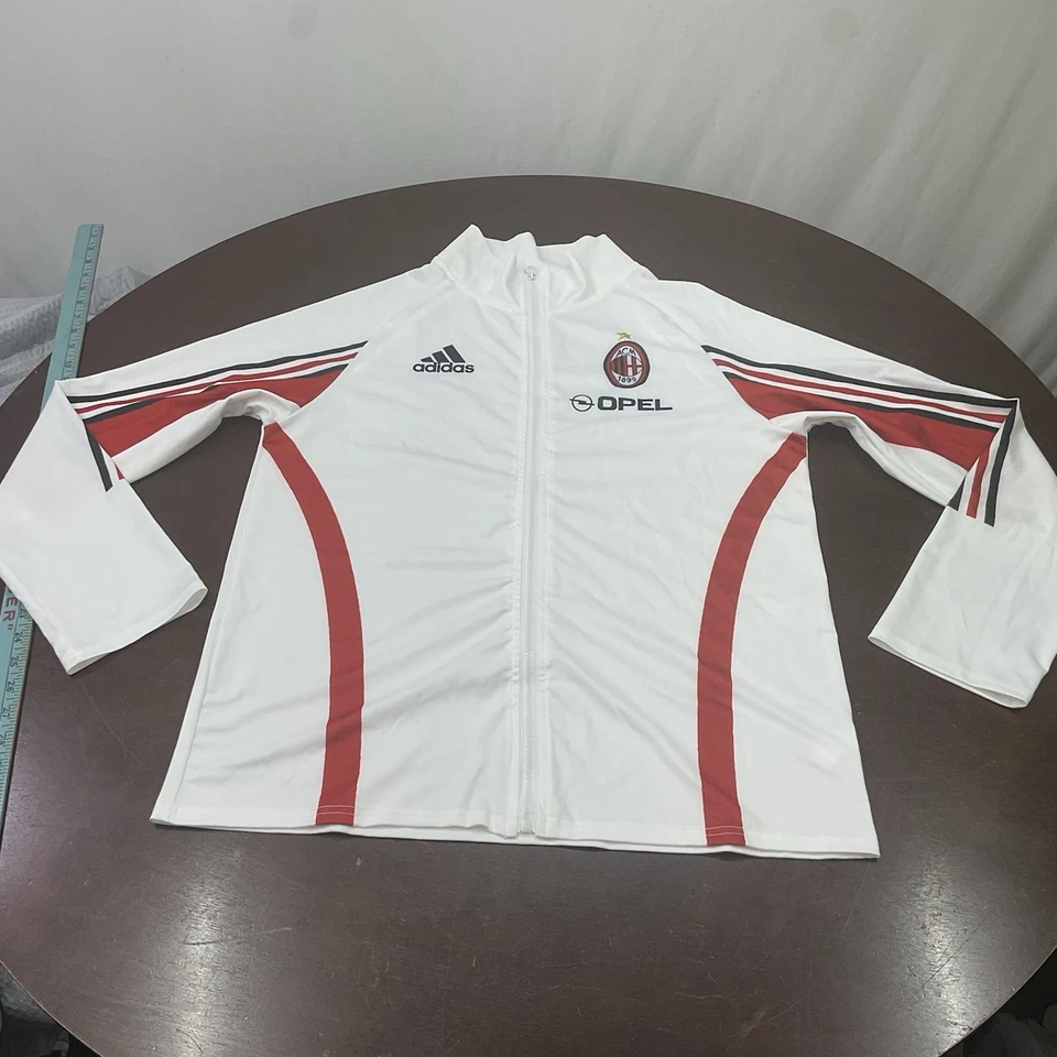 Chaqueta y pantalones de entrenamiento Adidas AC Milan 2003 2004 Opel vintage usados en excelente estado medianos Foto 3 de 4