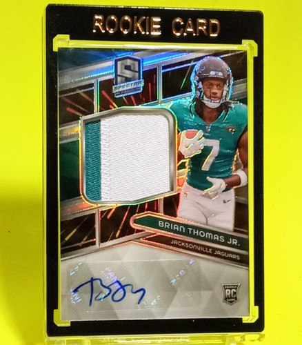 Brian Thomas Jr /60 MINT 2024 Panini Spectra Hyper Prizm 2-Color RPA W/Case💎📈 - Picture 2 of 7