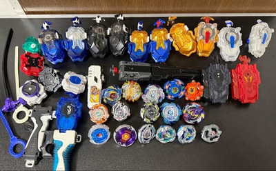 #ad TAKARA TOMY Beyblade X Burst Power Launcher Lot with Spares and extras $200.23