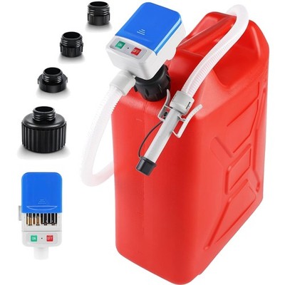 Portable Fuel Transfer Pump with Auto-stop Sensor and 4 Tank Adapter, 3.2GPM ...