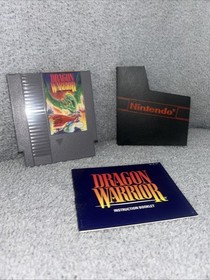 Dragon Warrior (Nintendo NES, 1989) Authentic - Manual amazing shape wow!