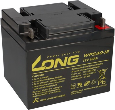 Kung Long Akku 12V 40Ah Pb Batterie Bleigel WPS40-12 mit VDS 38Ah 45Ah 50Ah