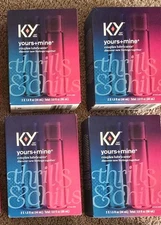 Four New K-Y Yours + Mine Couples Lubricant