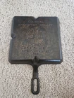 Vtg Griswold #666 Colonial Breakfast Skillet Cast Iron Pan Large Logo.