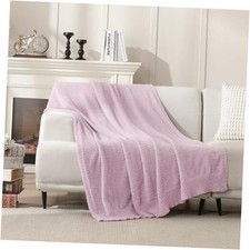 Throw Blanket for Couch Super Soft Blankets for Bed Comfy Cozy 50x60 Lilac