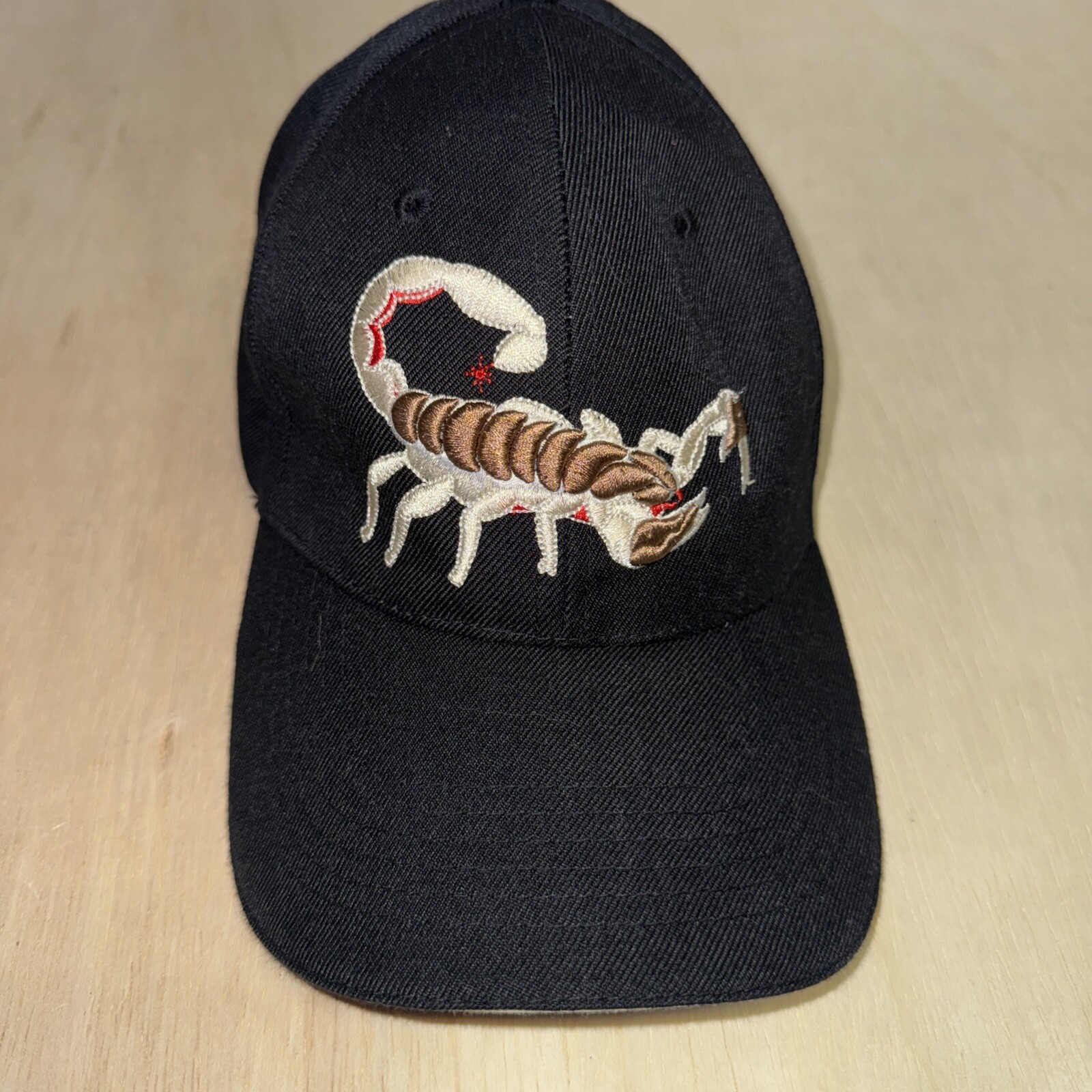 Scorpion Solid Black Baseball Cap Hat - image 1