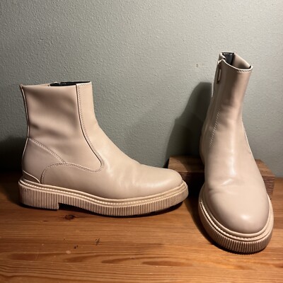 Franco Sarto Jinta Platform Boot color: Chiffon (cream) $140 retail! women s 8