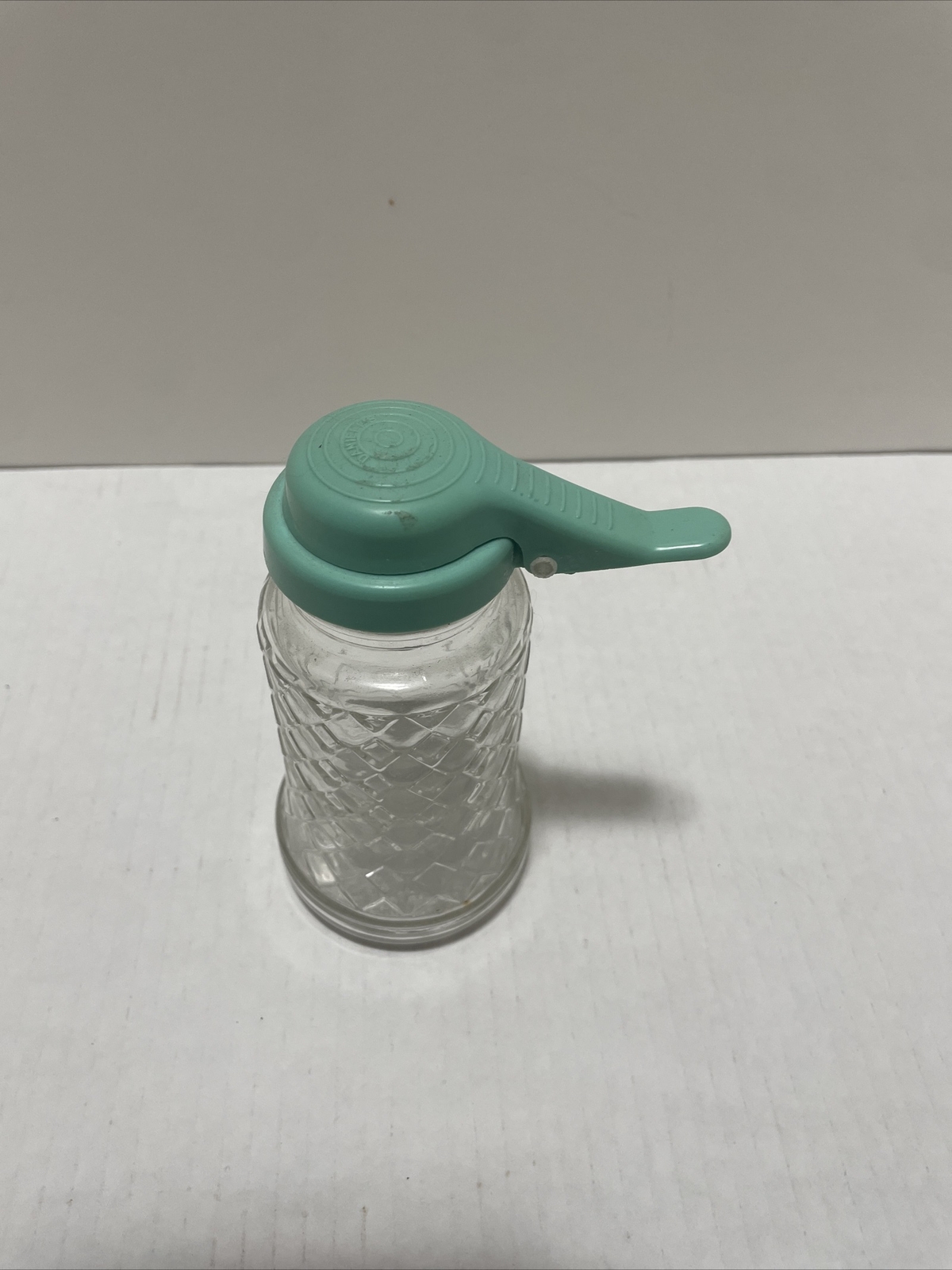 Vintage Daniell's Syrup Dispenser Teal