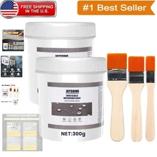 21 oz Transparent Waterproofing Sealant - Self-Leveling & Quick-Drying Formula