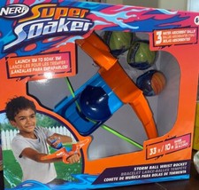 Nerf Super Soaker Storm Ball Wrist Rocket With Water Absorbing Storm Balls