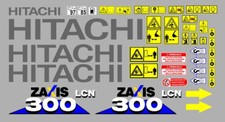 Hitachi ZX300LCN-6 decalcomanie adesive, kit Completo