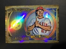 MIKE TROUT 2018 Topps Gypsy Queen -REFRACTOR Glassworks Box Topper
